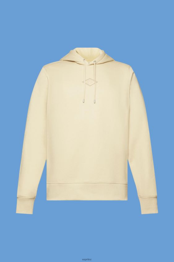 Men Esprit Beige Hoodie with logo chest print Sweatshirts & Hoodies XF4444639 - Image 5