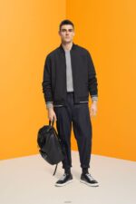 Men Esprit Black Balloon fit trousers Trousers & Pants XF4444837 - Image 2