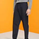 Men Esprit Black Balloon fit trousers Trousers & Pants XF4444837