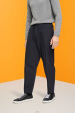 Men Esprit Black Balloon fit trousers Trousers & Pants XF4444837