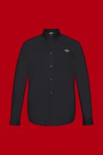 Men Esprit Black Button-down cotton shirt Shirts XF4444658 - Image 5