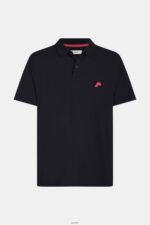Men Esprit Black Dolphin Tennis Club Classic Polo Polos XF4444891 - Image 4