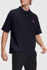 Men Esprit Black Dolphin Tennis Club Relaxed Polo Polos XF4444876