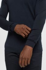 Men Esprit Black Knitted wool sweater Sweaters XF4444903 - Image 3