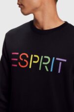 Men Esprit Black Logo print sweatshirt Sweatshirts & Hoodies XF4444868 - Image 2