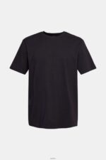 Men Esprit Black Plain T-shirt T-Shirts XF4444928 - Image 5