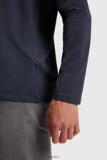 Men Esprit Black Regular solid jersey t-shirt T-Shirts XF4444858 - Image 3