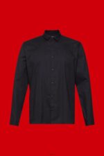 Men Esprit Black Slim fit shirt Shirts XF4444853 - Image 5