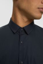 Men Esprit Black Slim fit shirt Shirts XF4444913 - Image 3