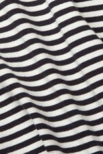 Men Esprit Black Striped knitted t-shirt T-Shirts XF4444898 - Image 4