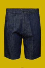 Men Esprit Blue Black Chino shorts in a jeans look Shorts XF4444614 - Image 5