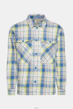 Men Esprit Blue Checked shirt Shirts XF4444886 - Image 5