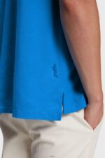 Men Esprit Blue Dolphin Tennis Club Relaxed Polo Polos XF4444878 - Image 3