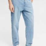 Men Esprit Blue Light Wash Balloon fit jeans Denim XF4444847