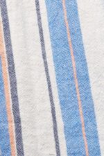 Men Esprit Bright Blue Striped short sleeve shirt, 100% cotton Shirts XF4444612 - Image 4