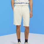 Men Esprit Cream Beige Chino-style shorts Shorts XF4444750