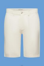 Men Esprit Cream Beige Chino-style shorts Shorts XF4444750 - Image 5