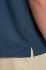 Men Esprit Dark Blue Dolphin Tennis Club Classic Polo Polos XF4444874 - Image 3