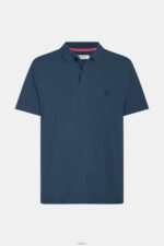 Men Esprit Dark Blue Dolphin Tennis Club Classic Polo Polos XF4444874 - Image 4