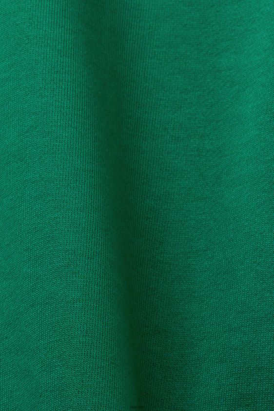 Men Esprit Dark Green Logo sweatshirt, 100% organic cotton Sweatshirts & Hoodies XF4444581 - Image 4