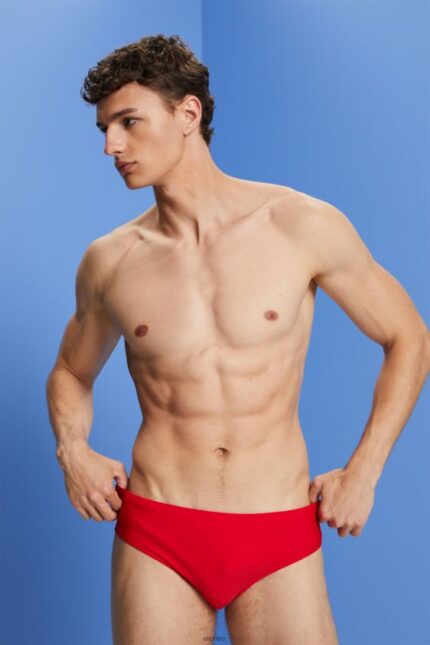 Men Esprit Dark Red Beach Bottoms Swim XF4444607