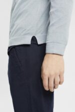 Men Esprit Grey Blue Fine knit jumper Sweaters XF4444685 - Image 3