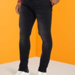 Men Esprit Grey Medium Wash Slim fit stretch jeans, Dual Max Denim XF4444849