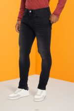 Men Esprit Grey Medium Wash Slim fit stretch jeans, Dual Max Denim XF4444849