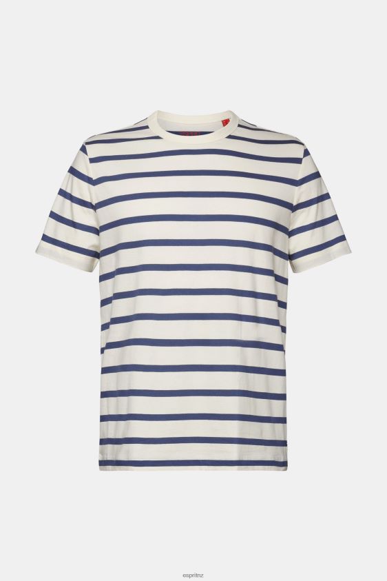 Men Esprit Ice Striped jersey t-shirt, 100% cotton T-Shirts XF4444591 - Image 5