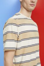Men Esprit Ice Striped sustainable cotton T-shirt T-Shirts XF4444707 - Image 3