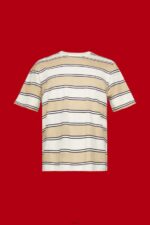 Men Esprit Ice Striped sustainable cotton T-shirt T-Shirts XF4444707 - Image 5