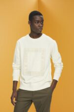 Men Esprit Ice Sweatshirt with front print Sweatshirts & Hoodies XF4444711