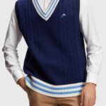 Men Esprit Ink College sweater vest Sweaters XF4444812