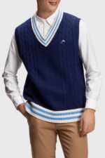 Men Esprit Ink College sweater vest Sweaters XF4444812