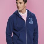 Men Esprit Ink Full-length zip hoodie Sweatshirts & Hoodies XF4444637