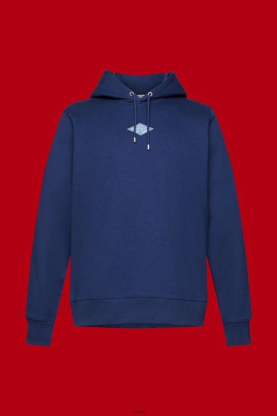 Men Esprit Ink Hoodie with logo chest print Sweatshirts & Hoodies XF4444641 - Image 5