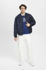 Men Esprit Ink Logo print sweatshirt Sweatshirts & Hoodies XF4444657 - Image 2