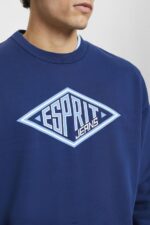 Men Esprit Ink Logo print sweatshirt Sweatshirts & Hoodies XF4444657 - Image 3