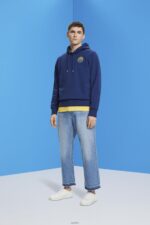 Men Esprit Ink Sweatshirt with logo print Sweatshirts & Hoodies XF4444650 - Image 2