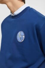 Men Esprit Ink Varsity patch sweatshirt Sweatshirts & Hoodies XF4444809 - Image 3