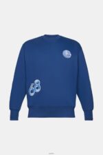 Men Esprit Ink Varsity patch sweatshirt Sweatshirts & Hoodies XF4444809 - Image 5