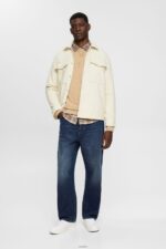 Men Esprit Khaki Beige Logo print sweatshirt Sweatshirts & Hoodies XF4444773 - Image 2