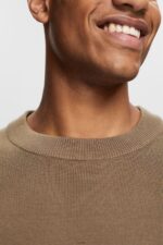 Men Esprit Khaki Green Knit jumper Sweaters XF4444840 - Image 3
