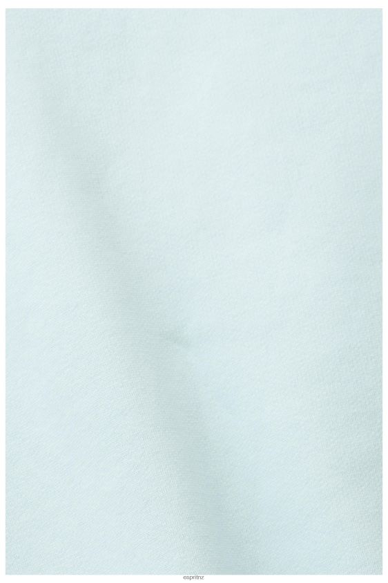Men Esprit Light Aqua Green Recycled: plain-coloured sweatshirt Sweatshirts & Hoodies XF4444749 - Image 4
