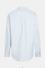 Men Esprit Light Blue Relaxed fit all-over print oxford shirt Shirts XF4444795 - Image 7
