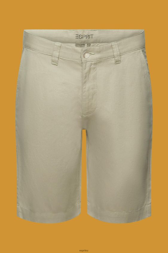 Men Esprit Light Green Chino-style shorts Shorts XF4444673 - Image 5