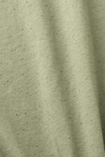 Men Esprit Light Khaki Flecked jersey t-shirt T-Shirts XF4444780 - Image 4