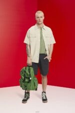 Men Esprit Light Khaki Washed-effect T-shirt T-Shirts XF4444752 - Image 2