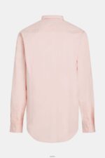 Men Esprit Light Pink Slim fit dolphin badge poplin shirt Shirts XF4444804 - Image 7