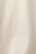Men Esprit Light Taupe Cotton crewneck T-shirt T-Shirts XF4444722 - Image 4